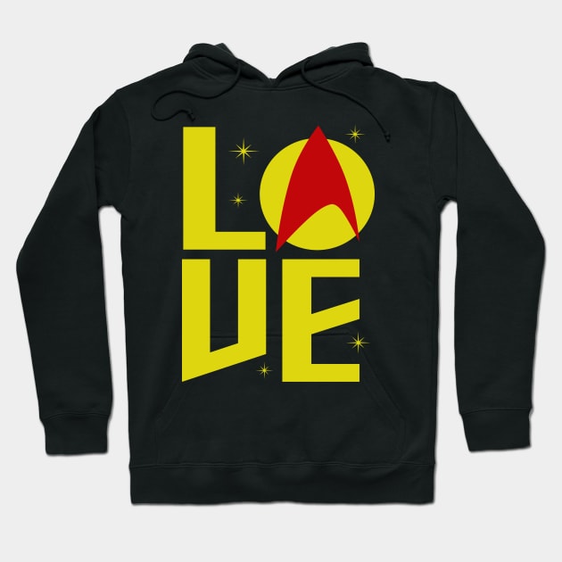 Trek Love Hoodie by PopCultureShirts